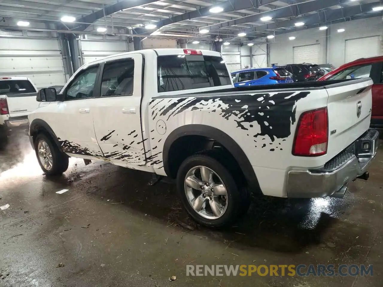 2 Photograph of a damaged car 3C6RR7LT5LG156750 RAM 1500 2020