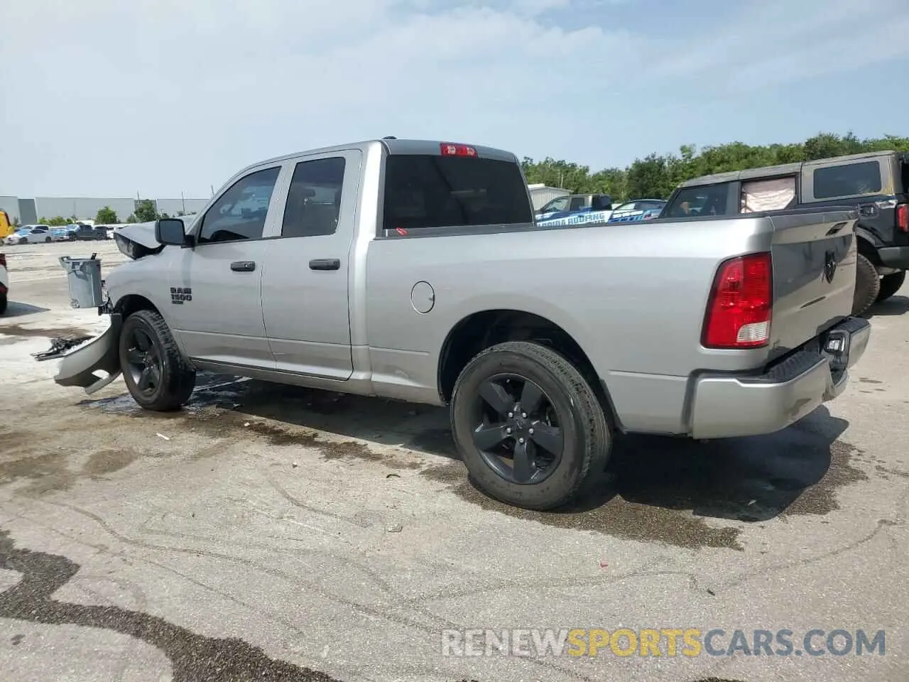 2 Photograph of a damaged car 1C6RR6FG0MS520978 RAM 1500 2021