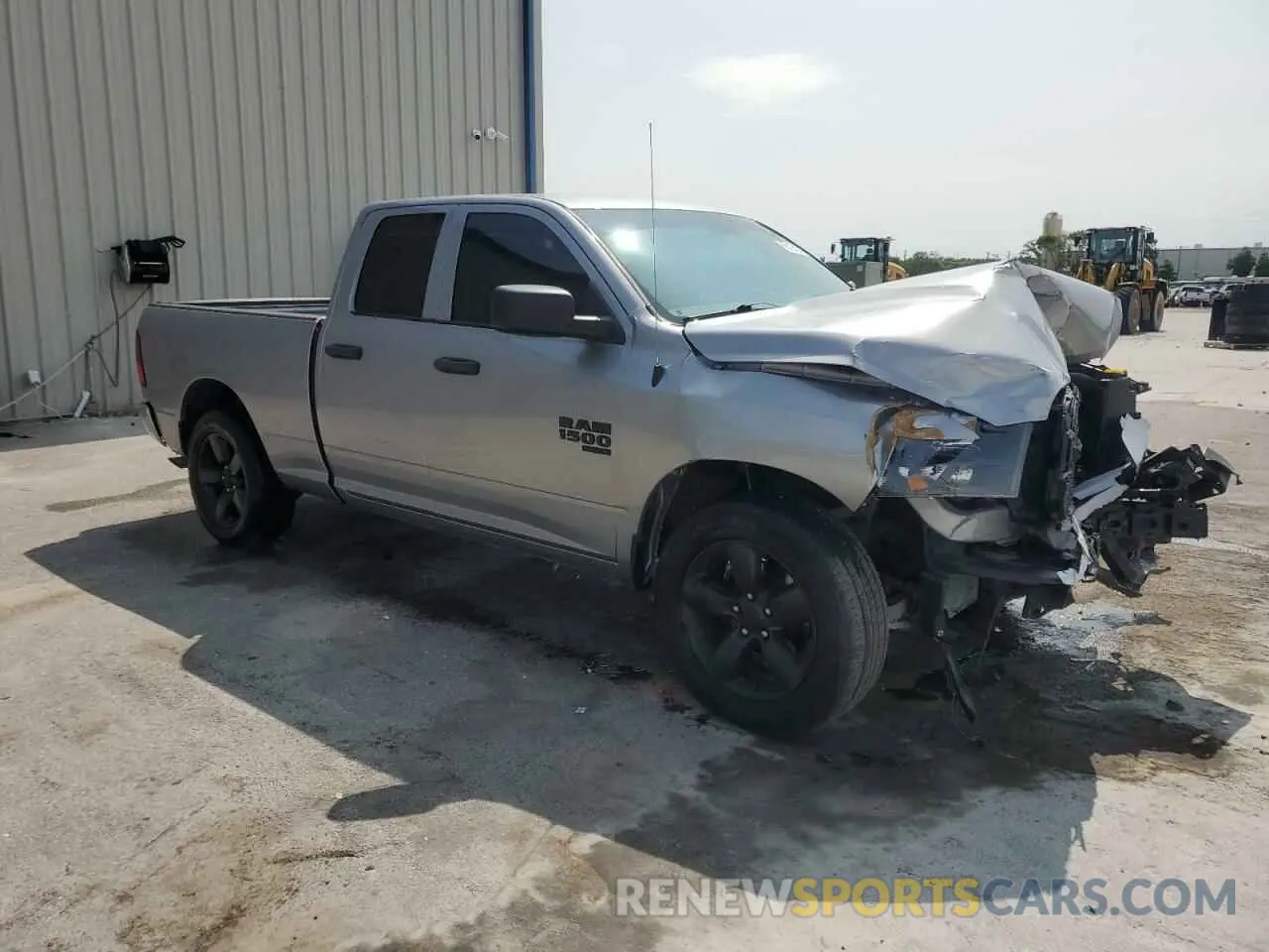 4 Photograph of a damaged car 1C6RR6FG0MS520978 RAM 1500 2021