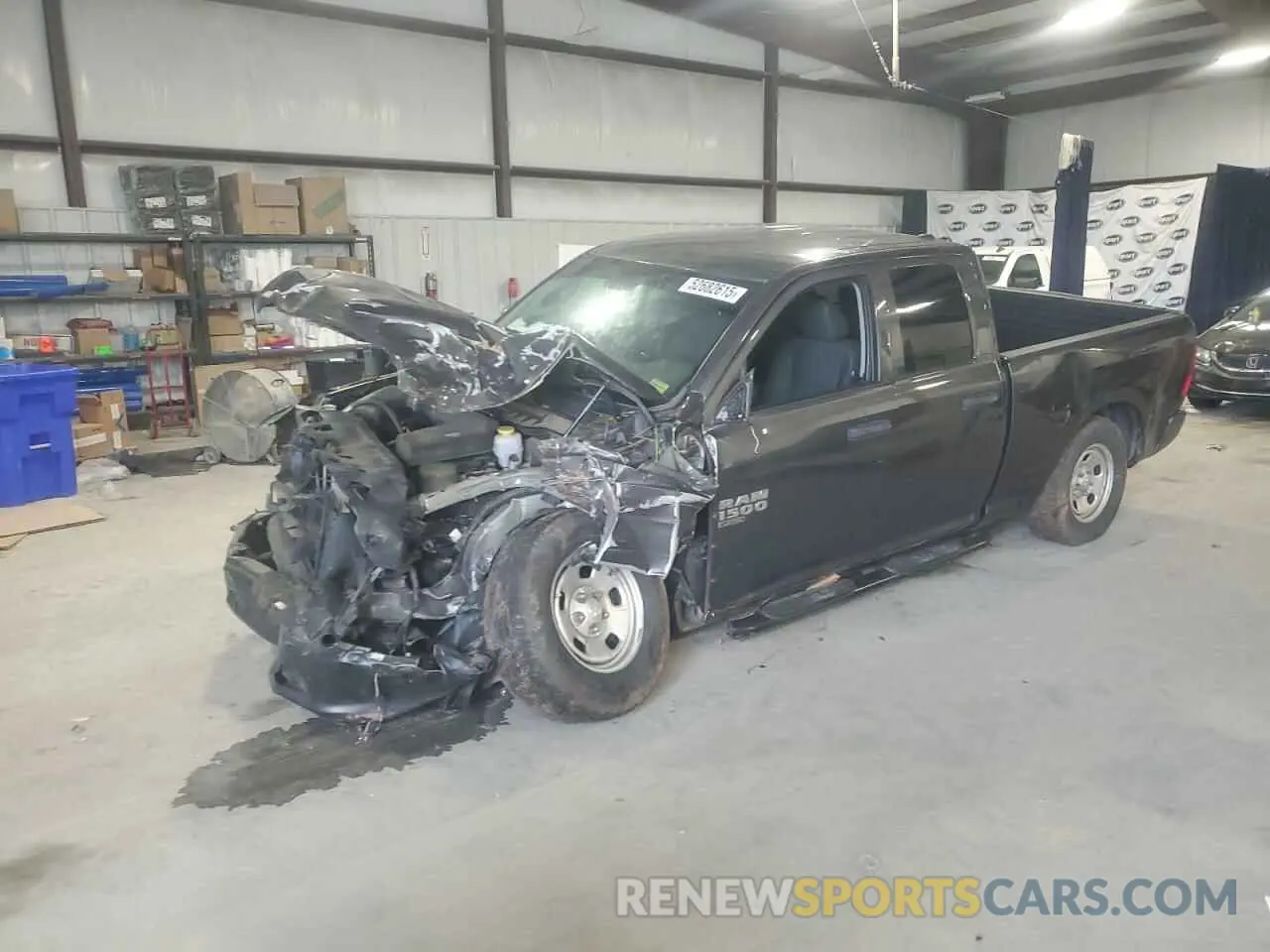 1 Photograph of a damaged car 1C6RR6FG1MS530788 RAM 1500 2021