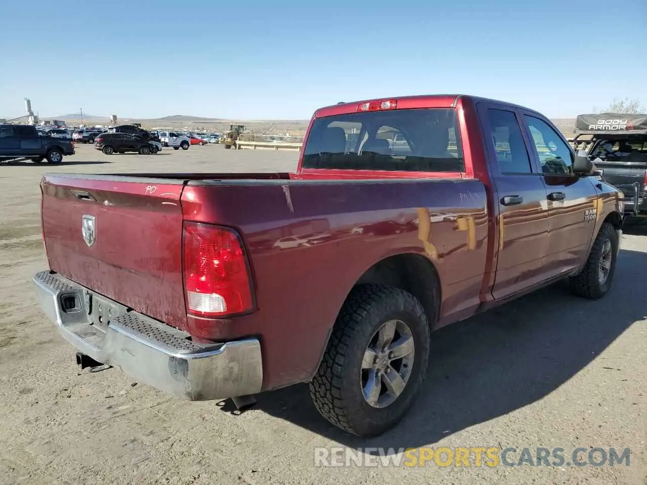 3 Photograph of a damaged car 1C6RR6FG6MS534383 RAM 1500 2021