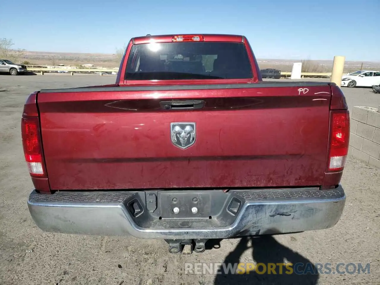 6 Photograph of a damaged car 1C6RR6FG6MS534383 RAM 1500 2021