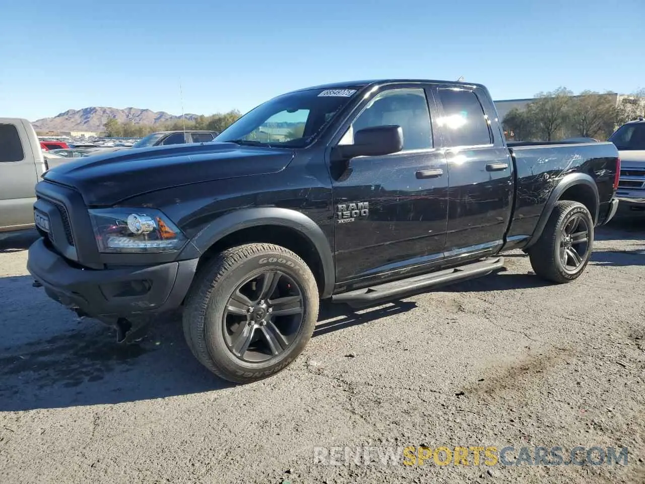 1 Photograph of a damaged car 1C6RR6GGXMS515480 RAM 1500 2021