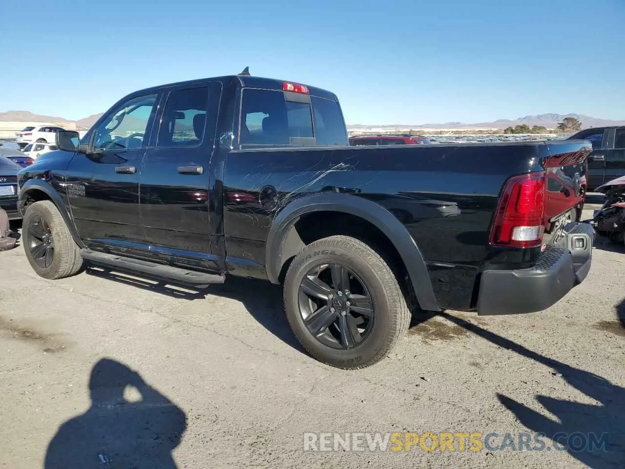2 Photograph of a damaged car 1C6RR6GGXMS515480 RAM 1500 2021