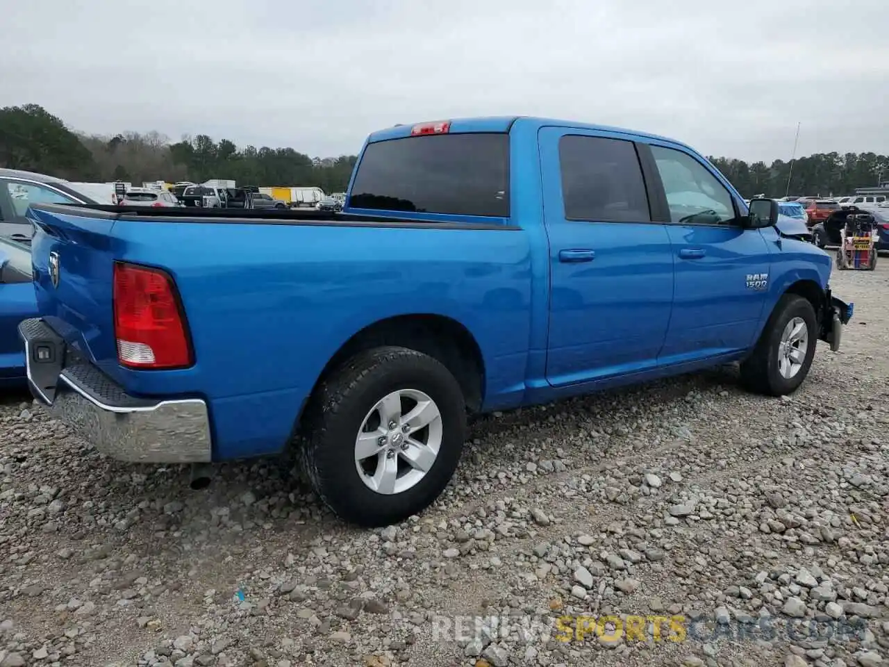 3 Photograph of a damaged car 1C6RR6LG1MS557543 RAM 1500 2021