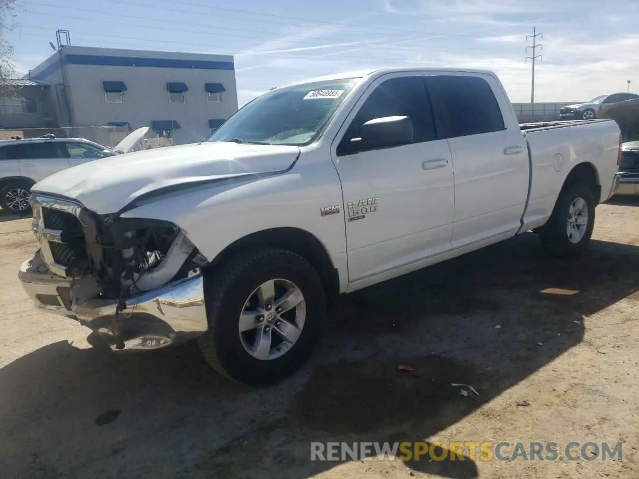 1 Photograph of a damaged car 1C6RR6TT8MS517599 RAM 1500 2021