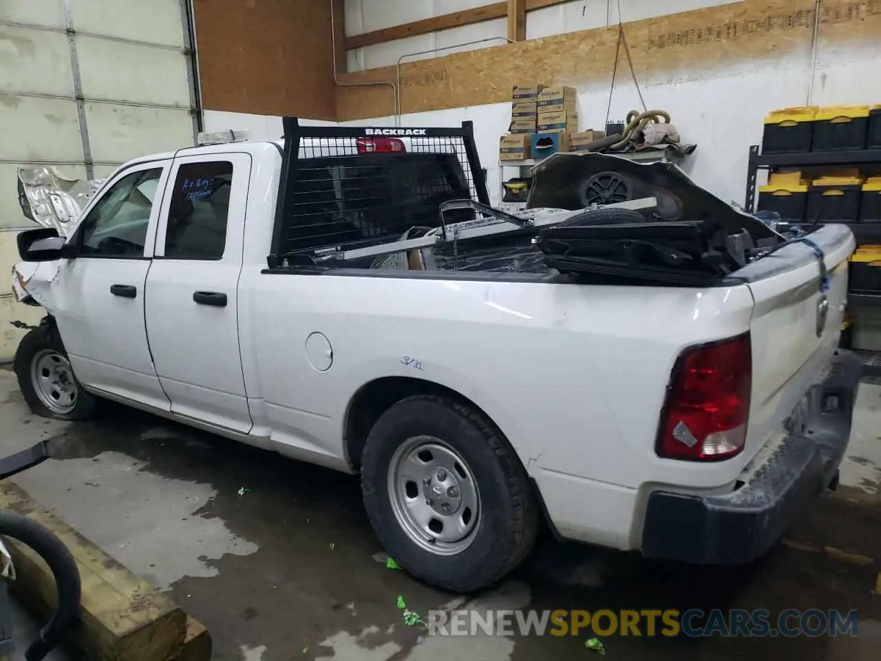 2 Photograph of a damaged car 1C6RR7FG1MS511213 RAM 1500 2021