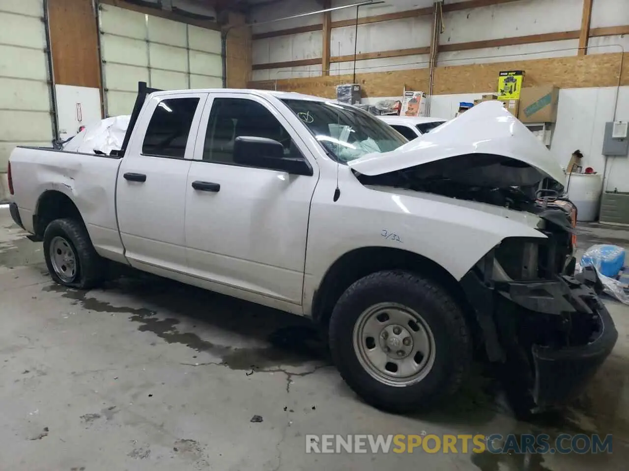 4 Photograph of a damaged car 1C6RR7FG1MS511213 RAM 1500 2021