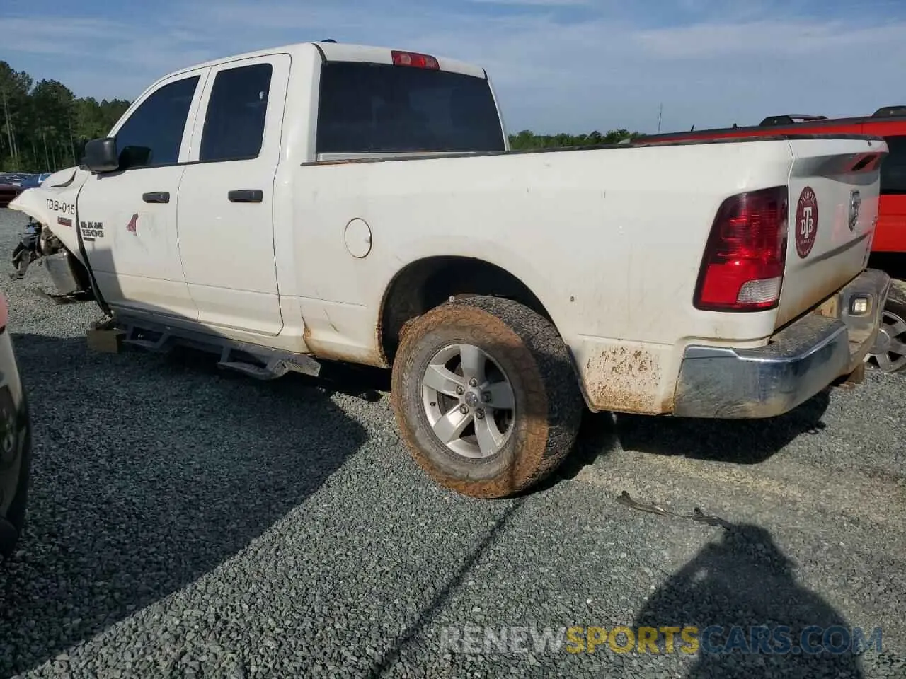 2 Photograph of a damaged car 1C6RR7FT7MS505378 RAM 1500 2021