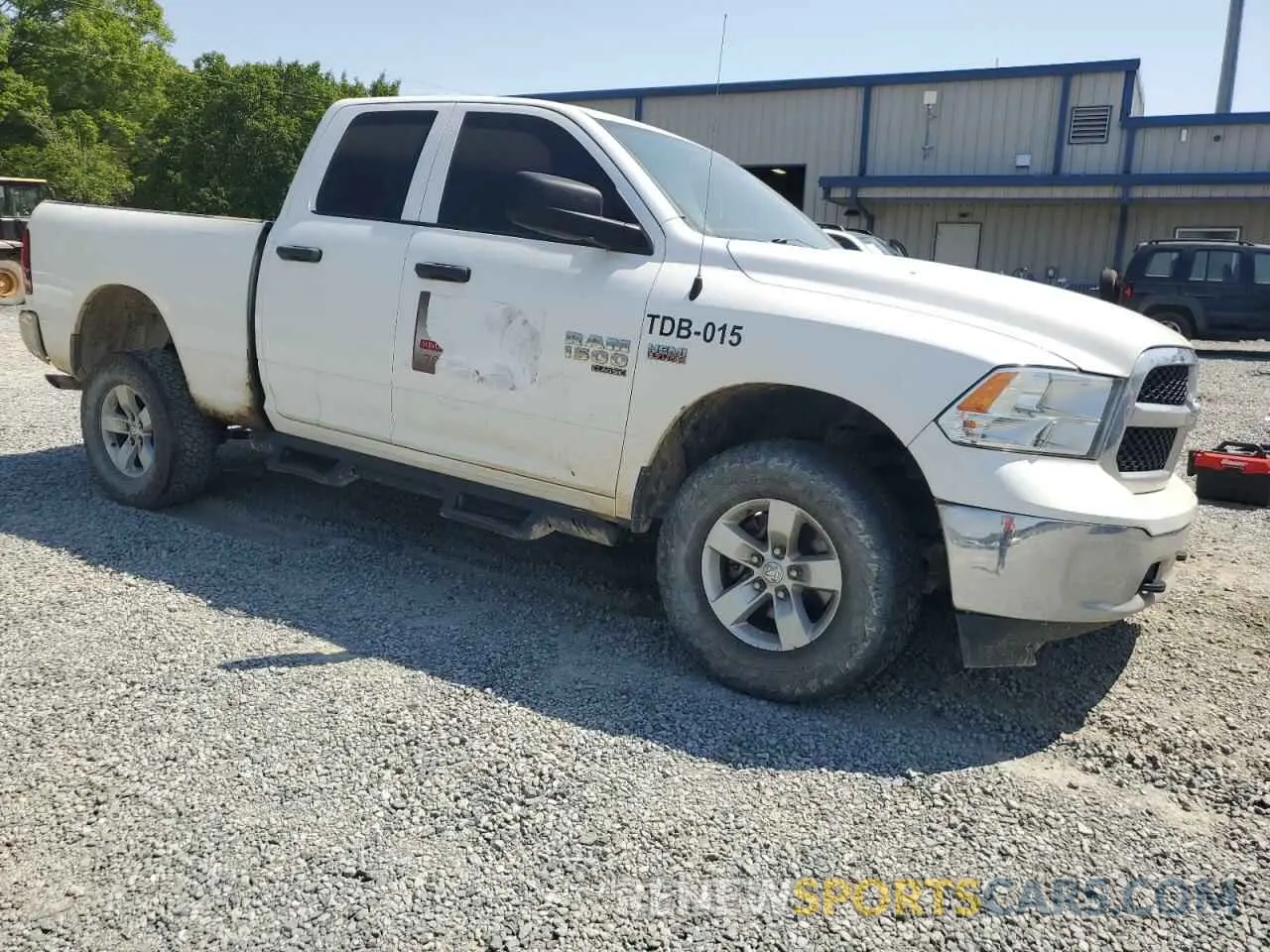 4 Photograph of a damaged car 1C6RR7FT7MS505378 RAM 1500 2021