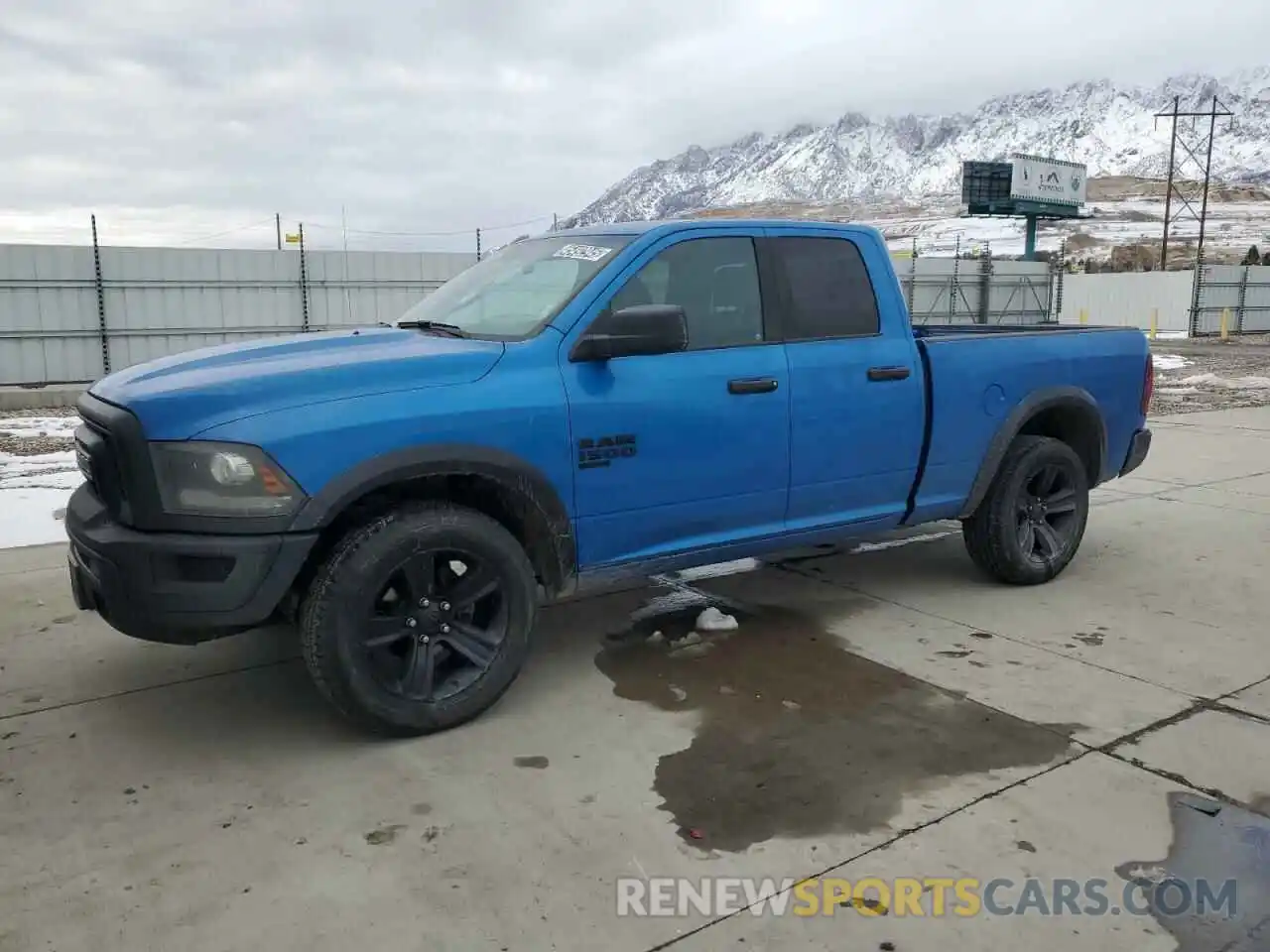 1 Photograph of a damaged car 1C6RR7GG0MS556576 RAM 1500 2021