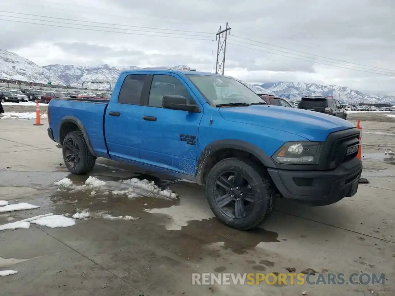 4 Photograph of a damaged car 1C6RR7GG0MS556576 RAM 1500 2021