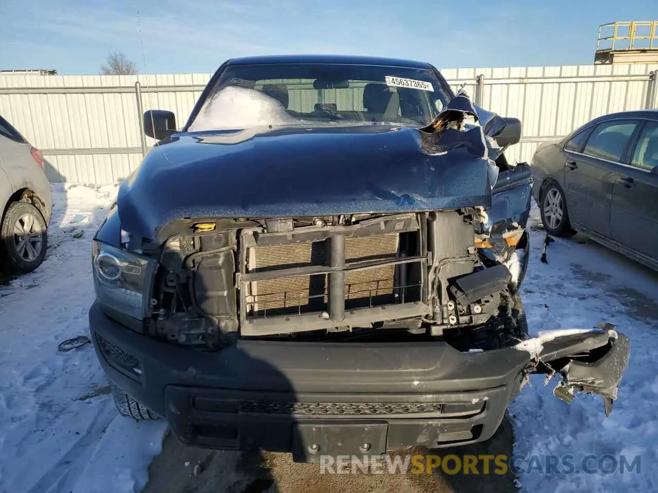 5 Photograph of a damaged car 1C6RR7GG2MS513910 RAM 1500 2021