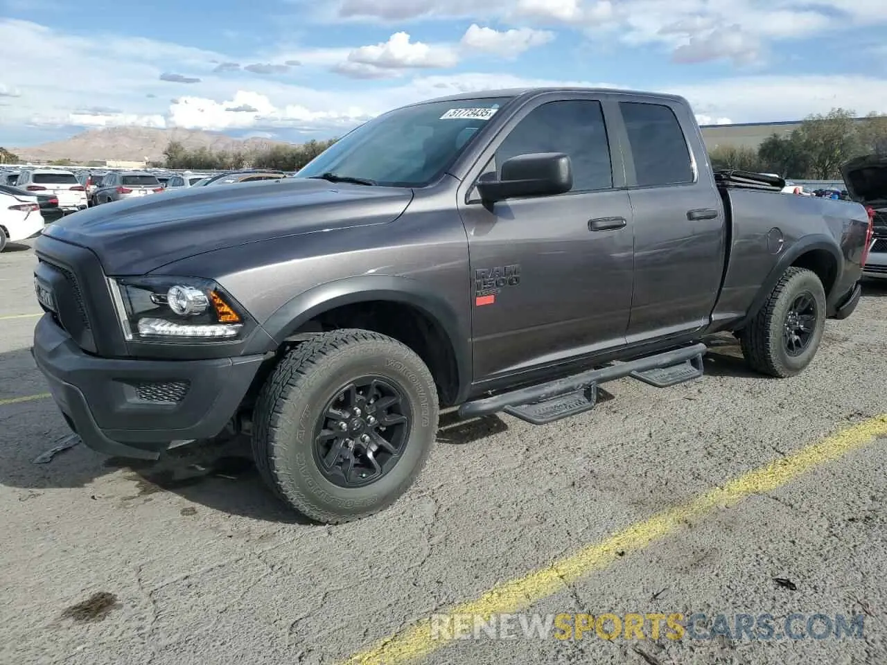 1 Photograph of a damaged car 1C6RR7GG2MS557079 RAM 1500 2021