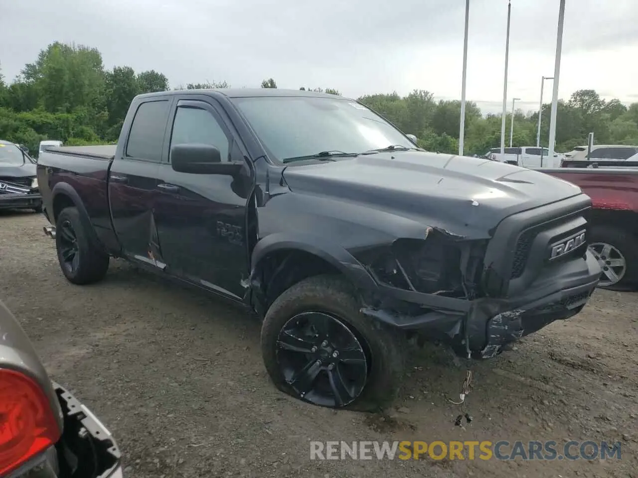 4 Photograph of a damaged car 1C6RR7GG3MS556958 RAM 1500 2021