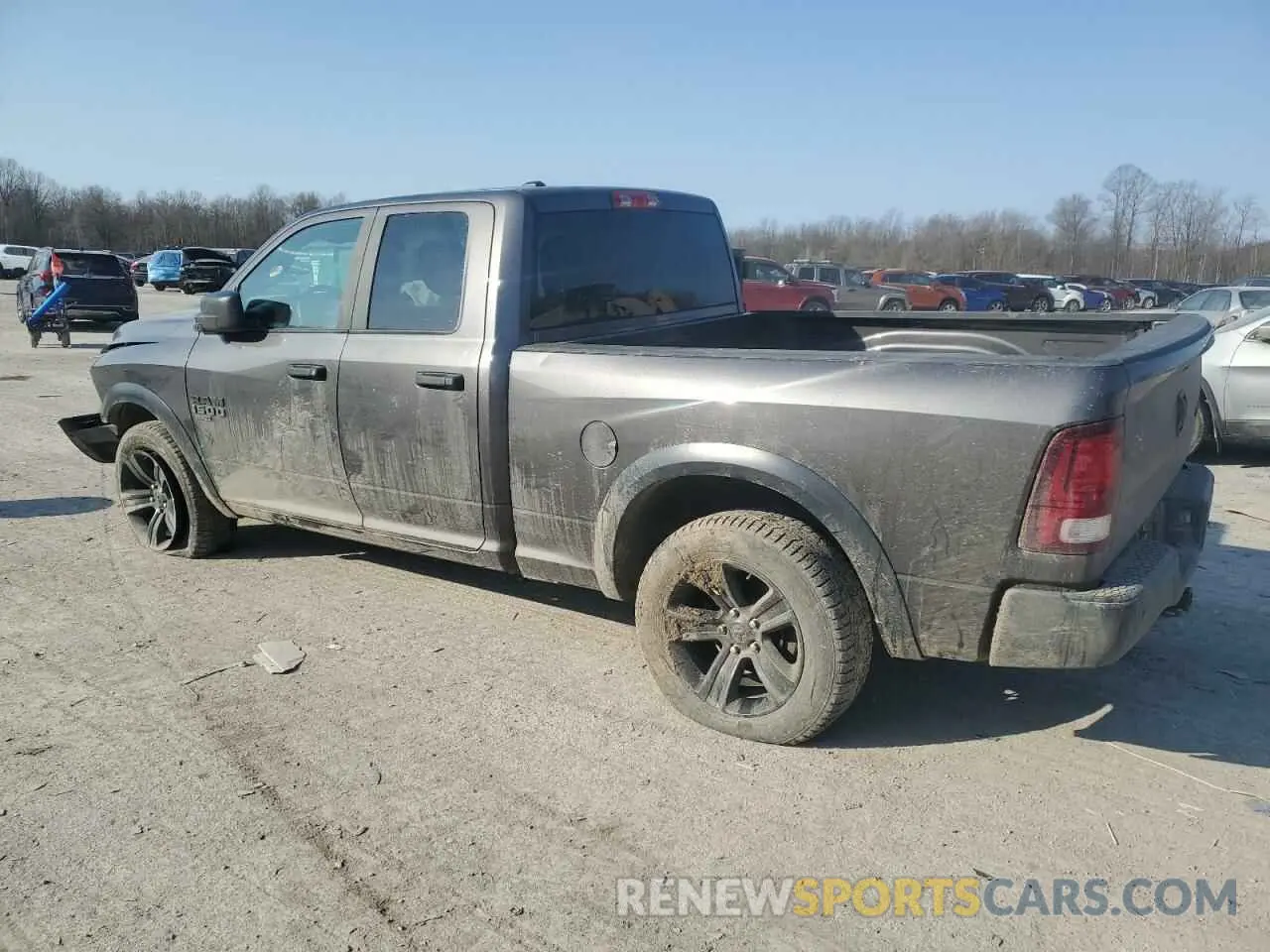 2 Photograph of a damaged car 1C6RR7GG5MS501802 RAM 1500 2021