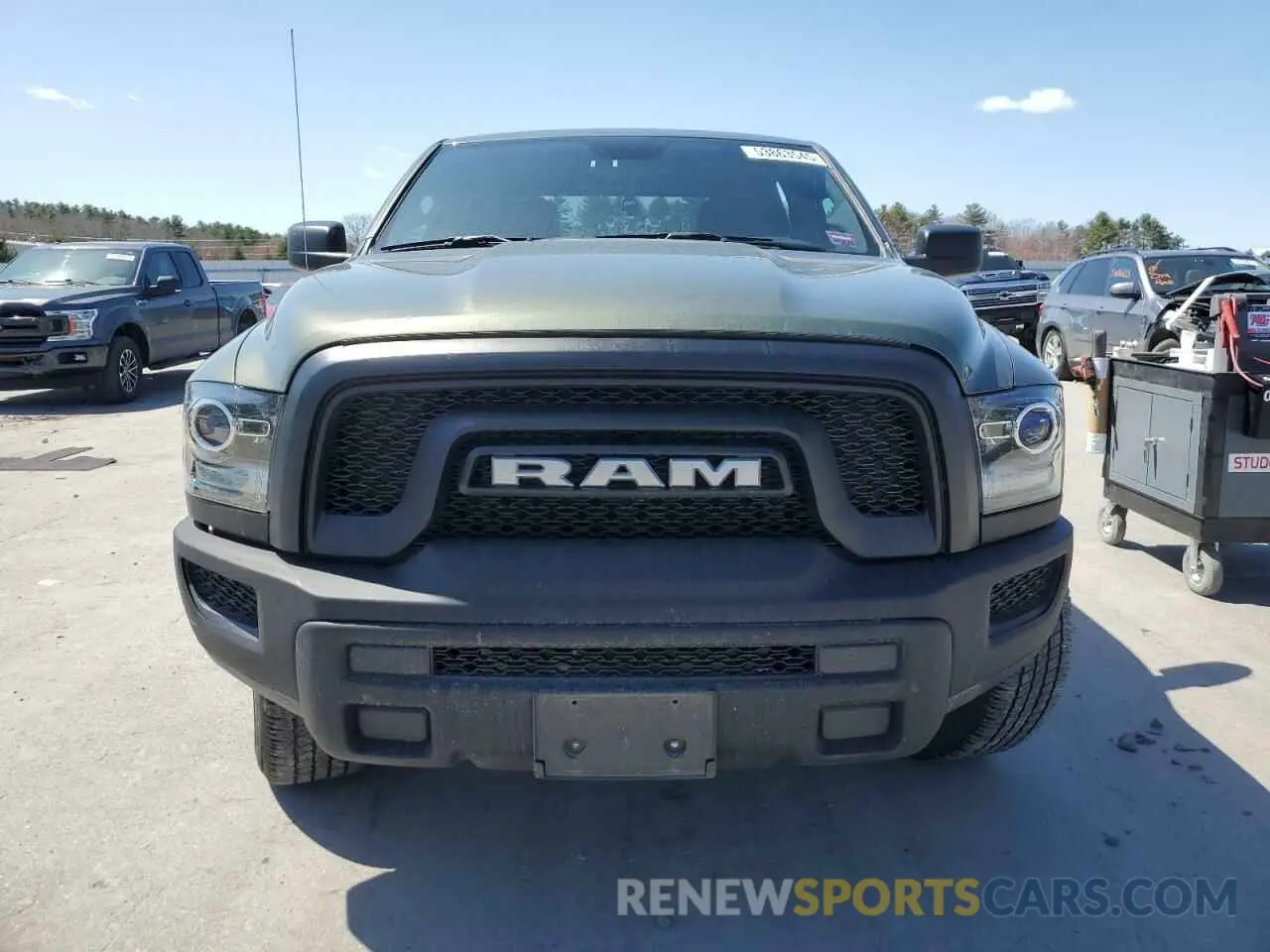 5 Photograph of a damaged car 1C6RR7GG8MS562190 RAM 1500 2021