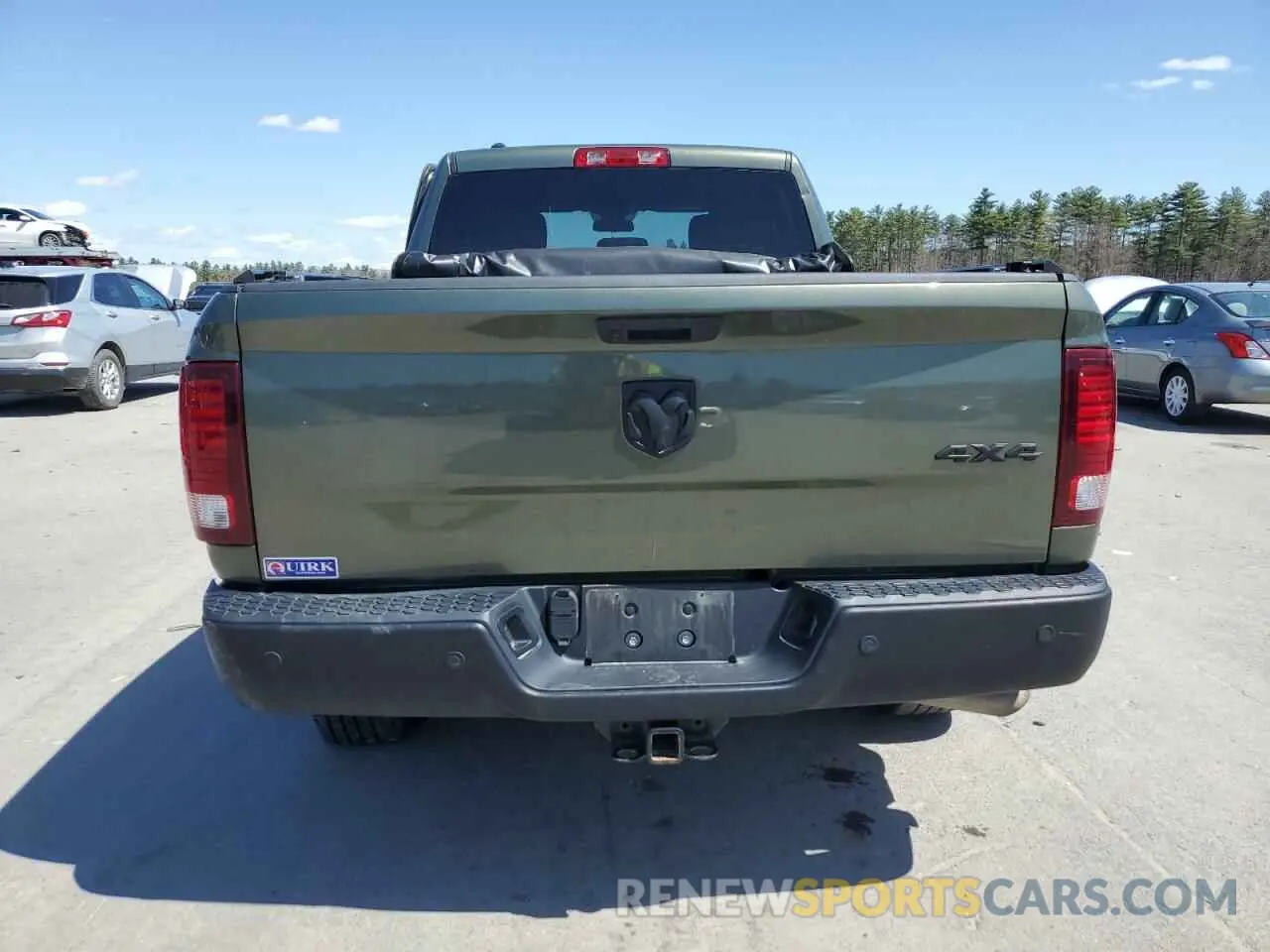 6 Photograph of a damaged car 1C6RR7GG8MS562190 RAM 1500 2021