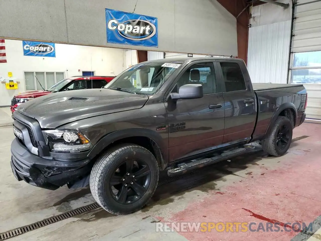 1 Photograph of a damaged car 1C6RR7GT2MS502631 RAM 1500 2021