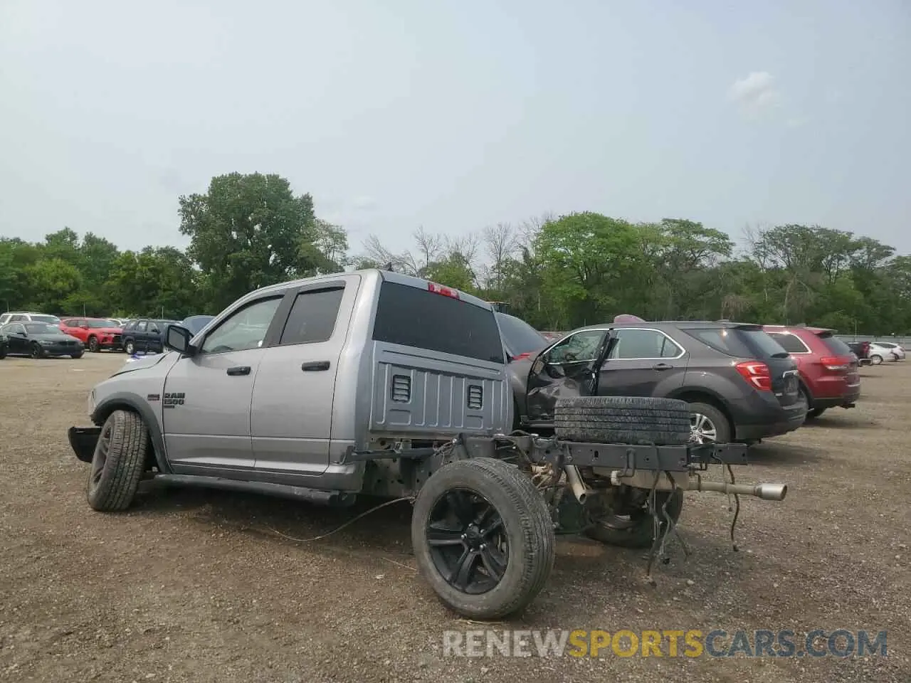 2 Photograph of a damaged car 1C6RR7GT4MS506180 RAM 1500 2021