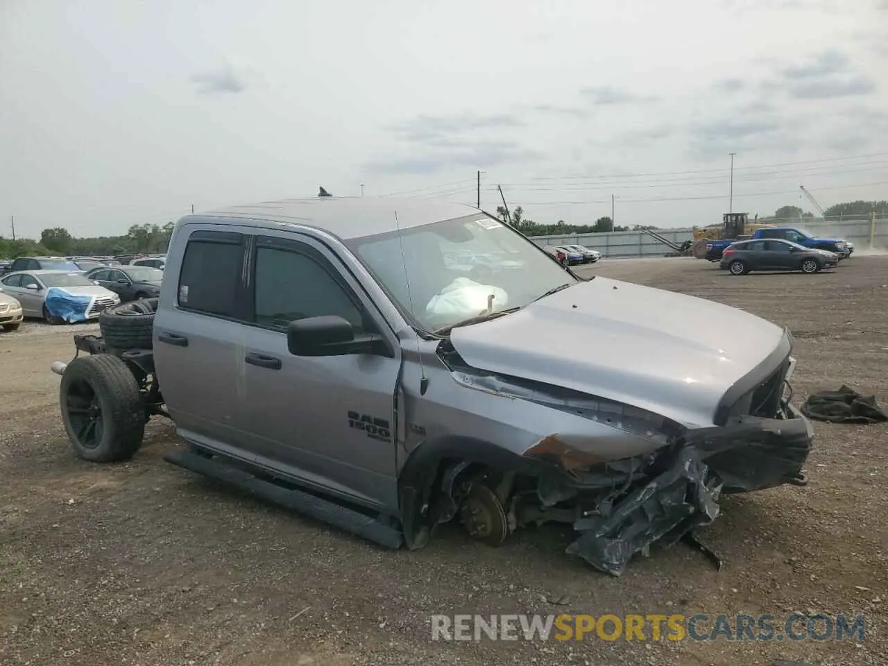 4 Photograph of a damaged car 1C6RR7GT4MS506180 RAM 1500 2021