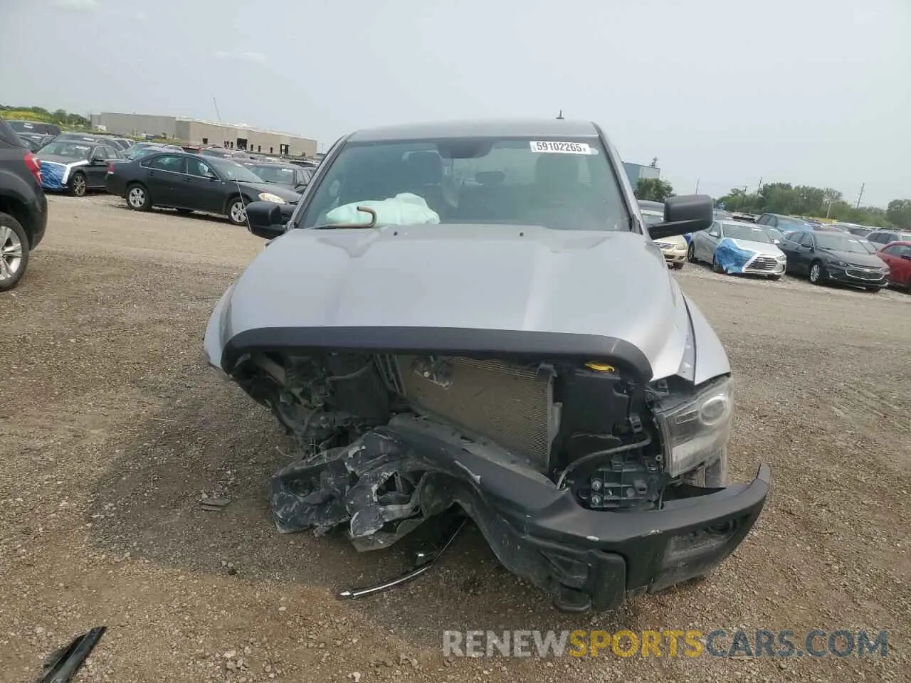 5 Photograph of a damaged car 1C6RR7GT4MS506180 RAM 1500 2021