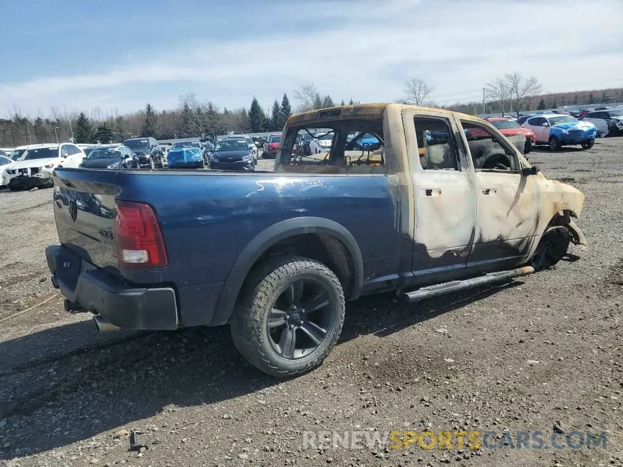 3 Photograph of a damaged car 1C6RR7GT4MS582112 RAM 1500 2021