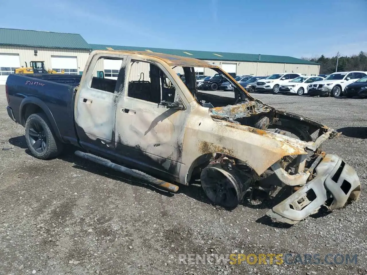 4 Photograph of a damaged car 1C6RR7GT4MS582112 RAM 1500 2021