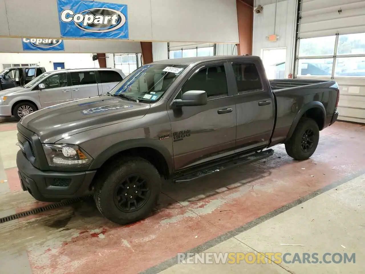 1 Photograph of a damaged car 1C6RR7GT9MS583658 RAM 1500 2021