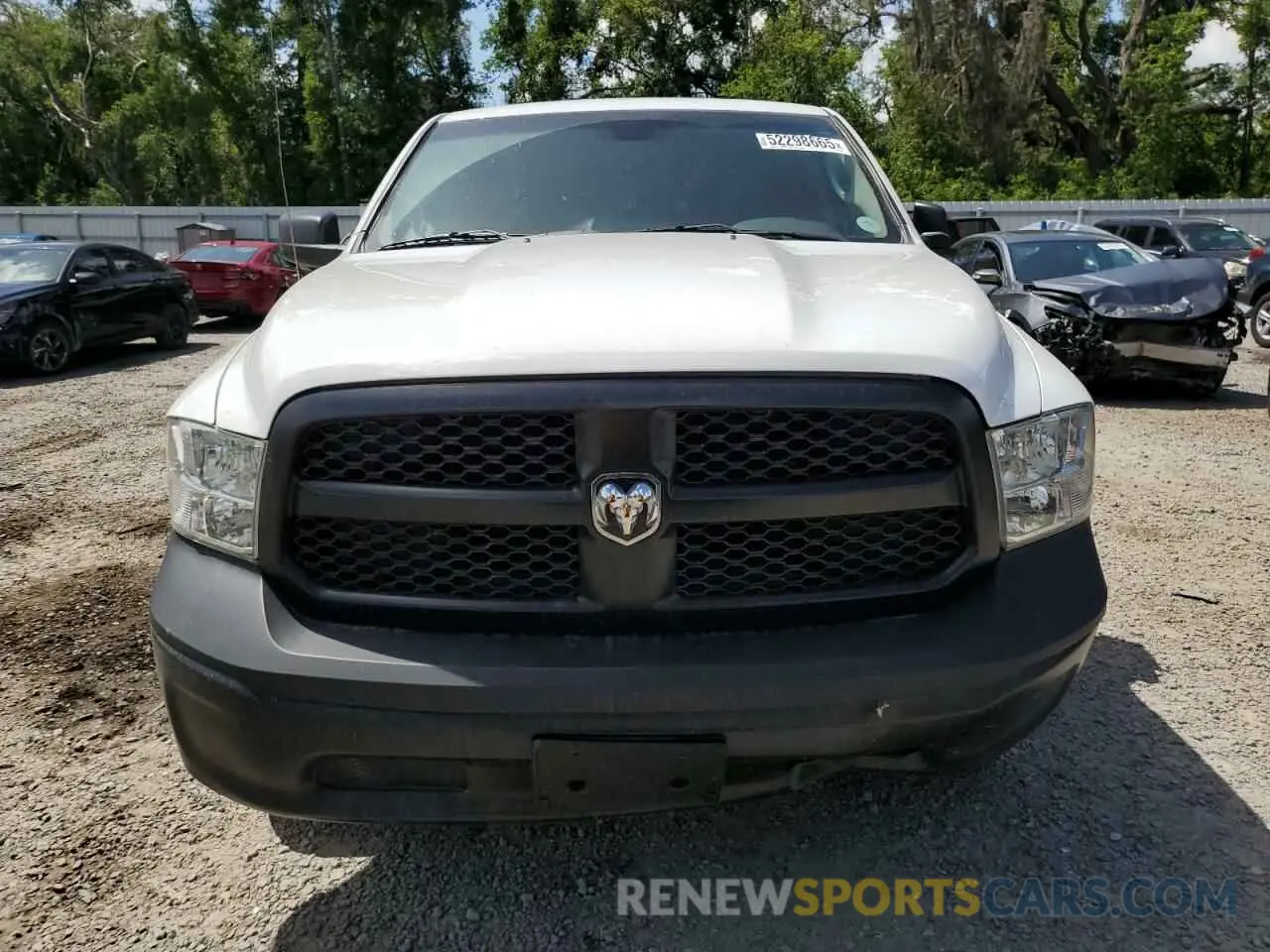 5 Photograph of a damaged car 1C6RR7KT0MS555660 RAM 1500 2021