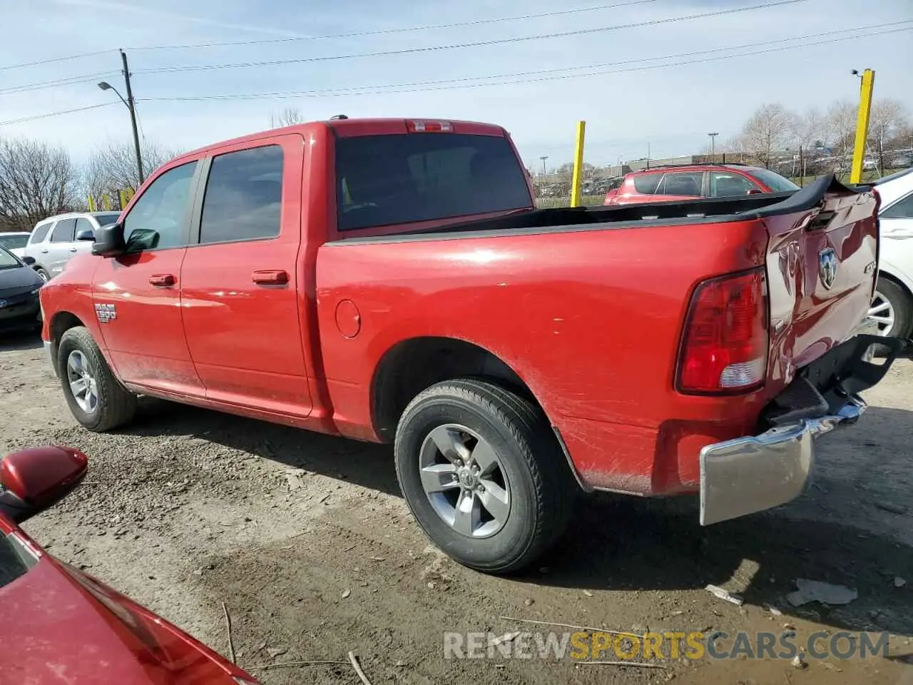 2 Photograph of a damaged car 1C6RR7LG2MS532656 RAM 1500 2021