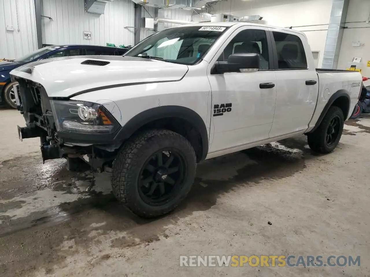 1 Photograph of a damaged car 1C6RR7LG5MS589126 RAM 1500 2021