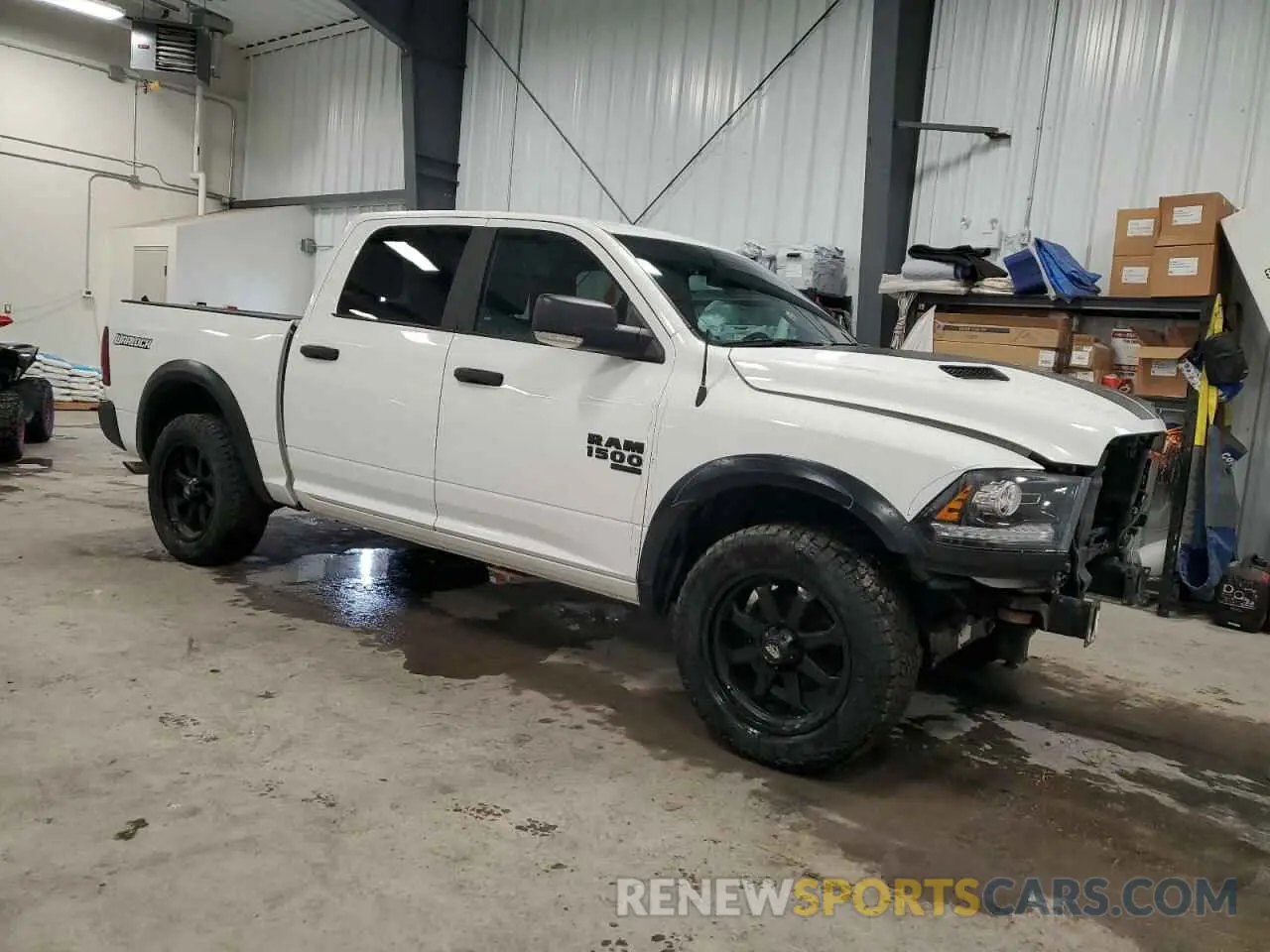 4 Photograph of a damaged car 1C6RR7LG5MS589126 RAM 1500 2021