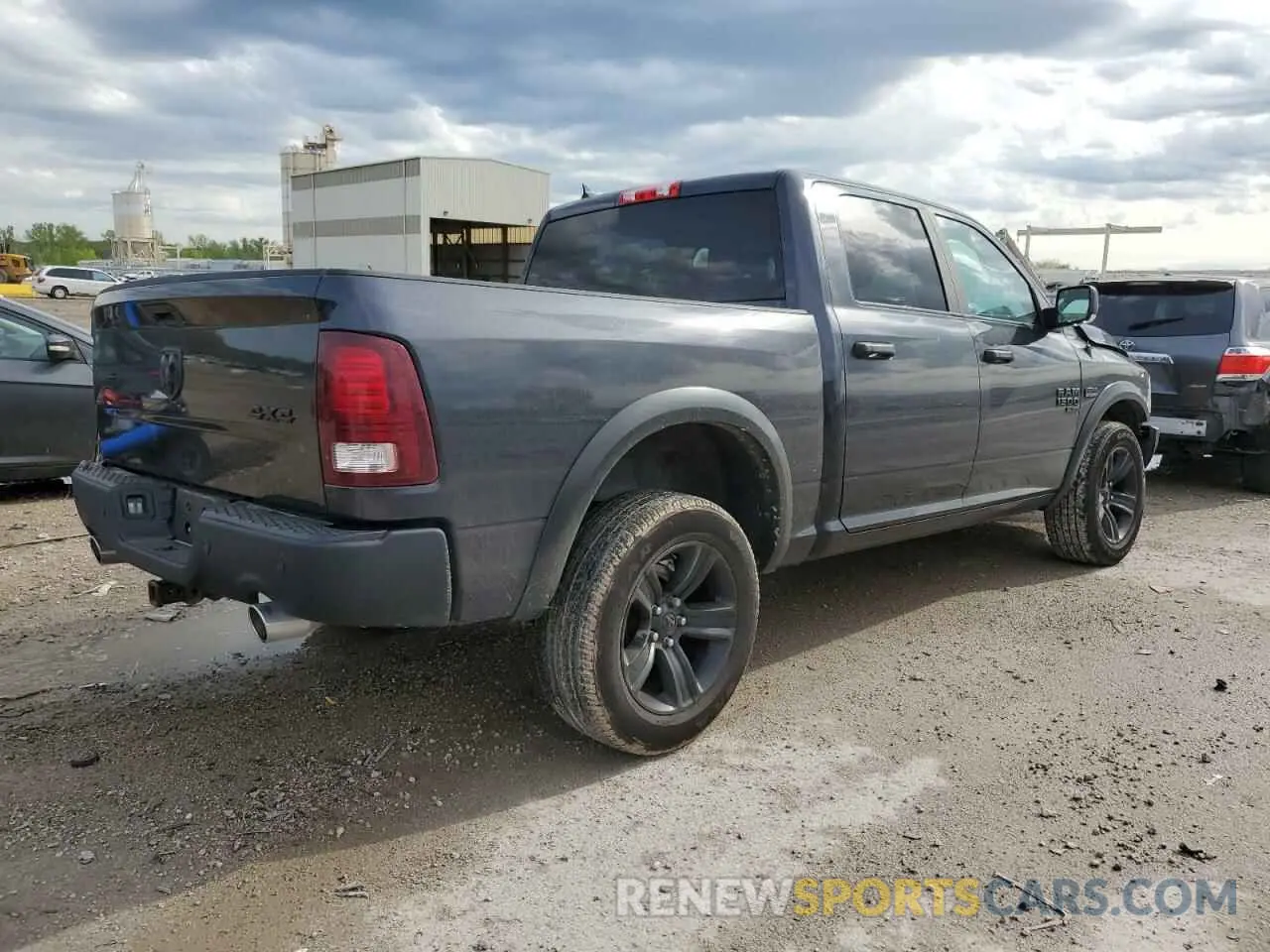 3 Photograph of a damaged car 1C6RR7LT0MS596465 RAM 1500 2021