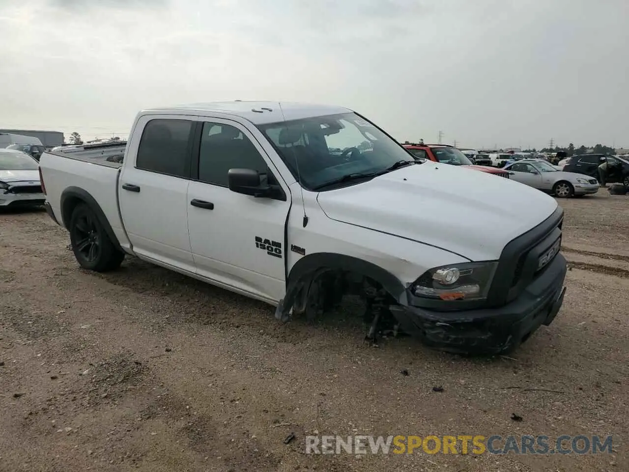 4 Photograph of a damaged car 1C6RR7LT6MS528316 RAM 1500 2021