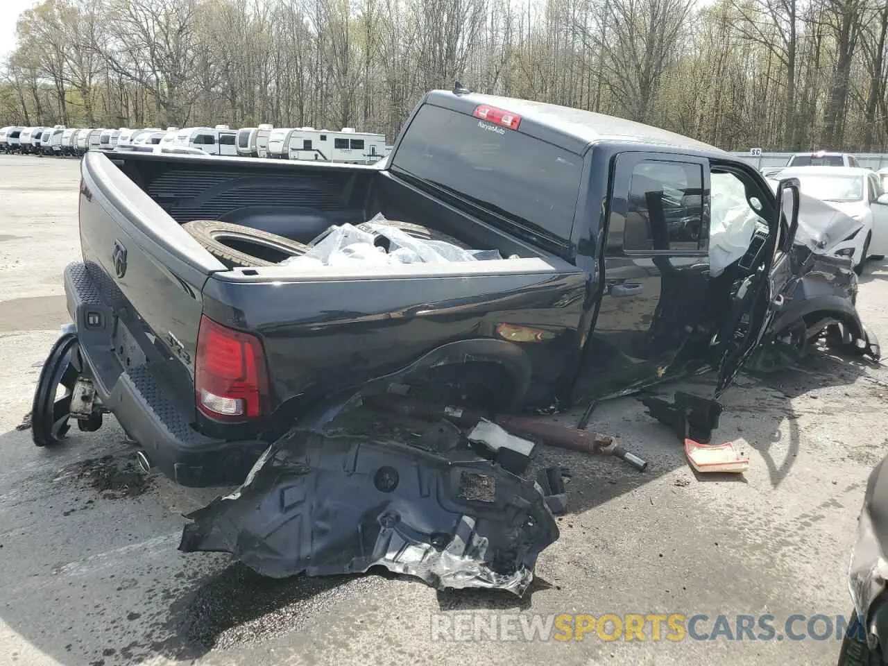 3 Photograph of a damaged car 1C6RR7LT6MS555158 RAM 1500 2021