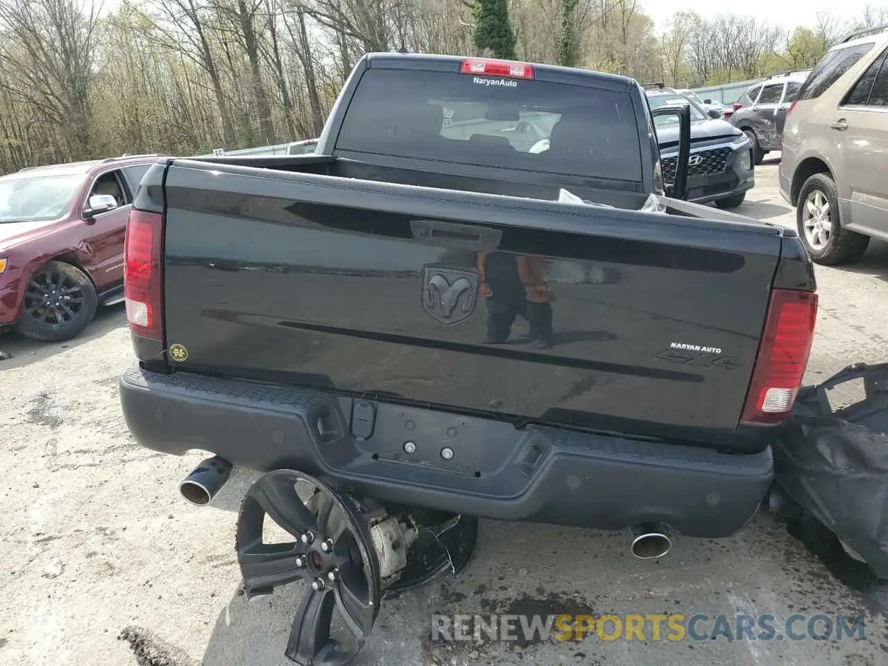6 Photograph of a damaged car 1C6RR7LT6MS555158 RAM 1500 2021