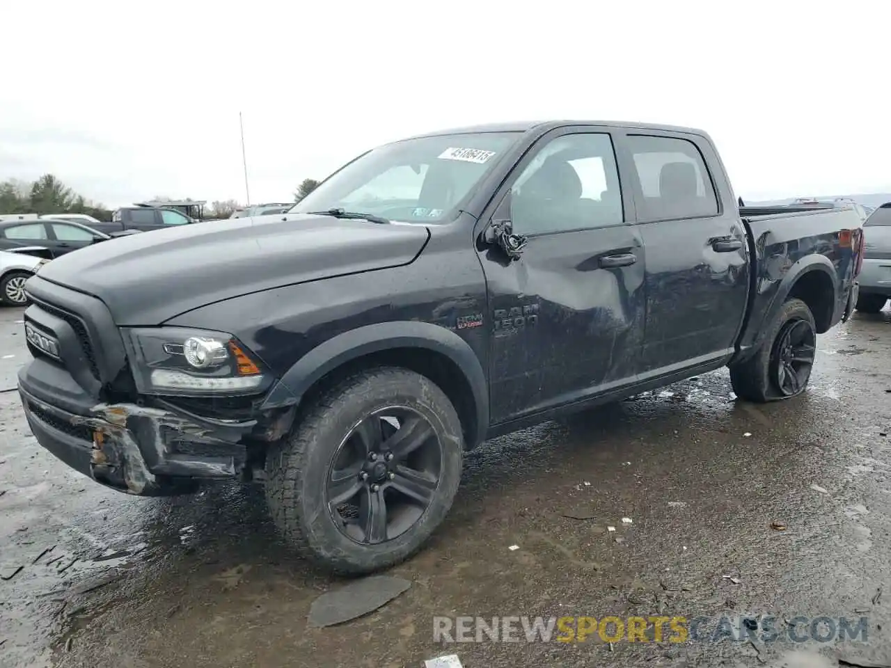 1 Photograph of a damaged car 1C6RR7LT9MS518556 RAM 1500 2021