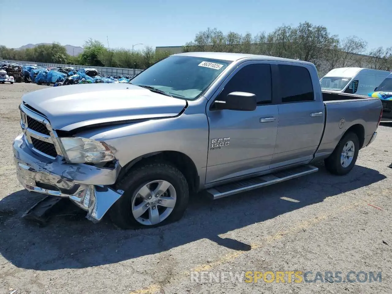 1 Photograph of a damaged car 1C6RR7TT1MS516607 RAM 1500 2021