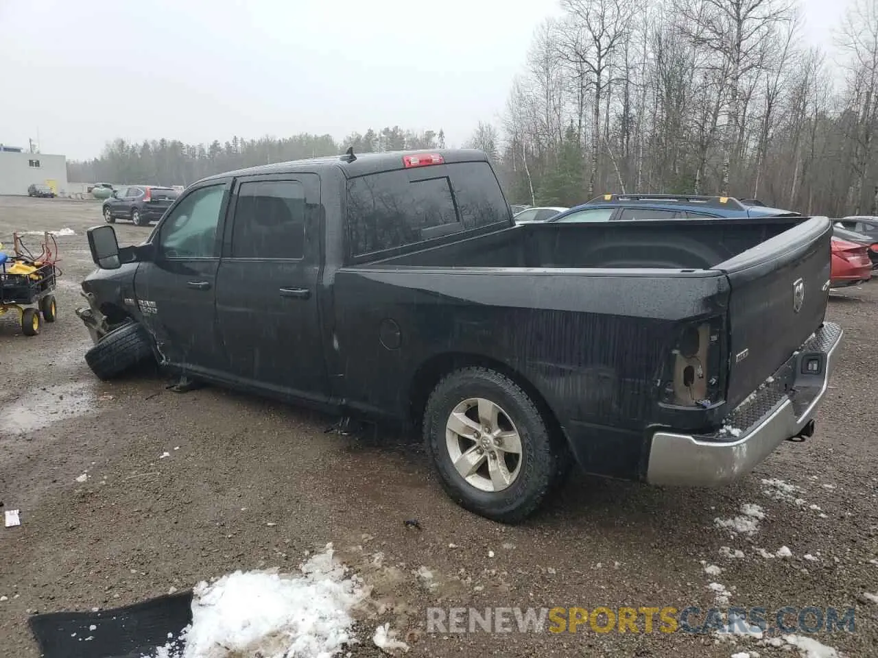 2 Photograph of a damaged car 1C6RR7TT5MS578821 RAM 1500 2021