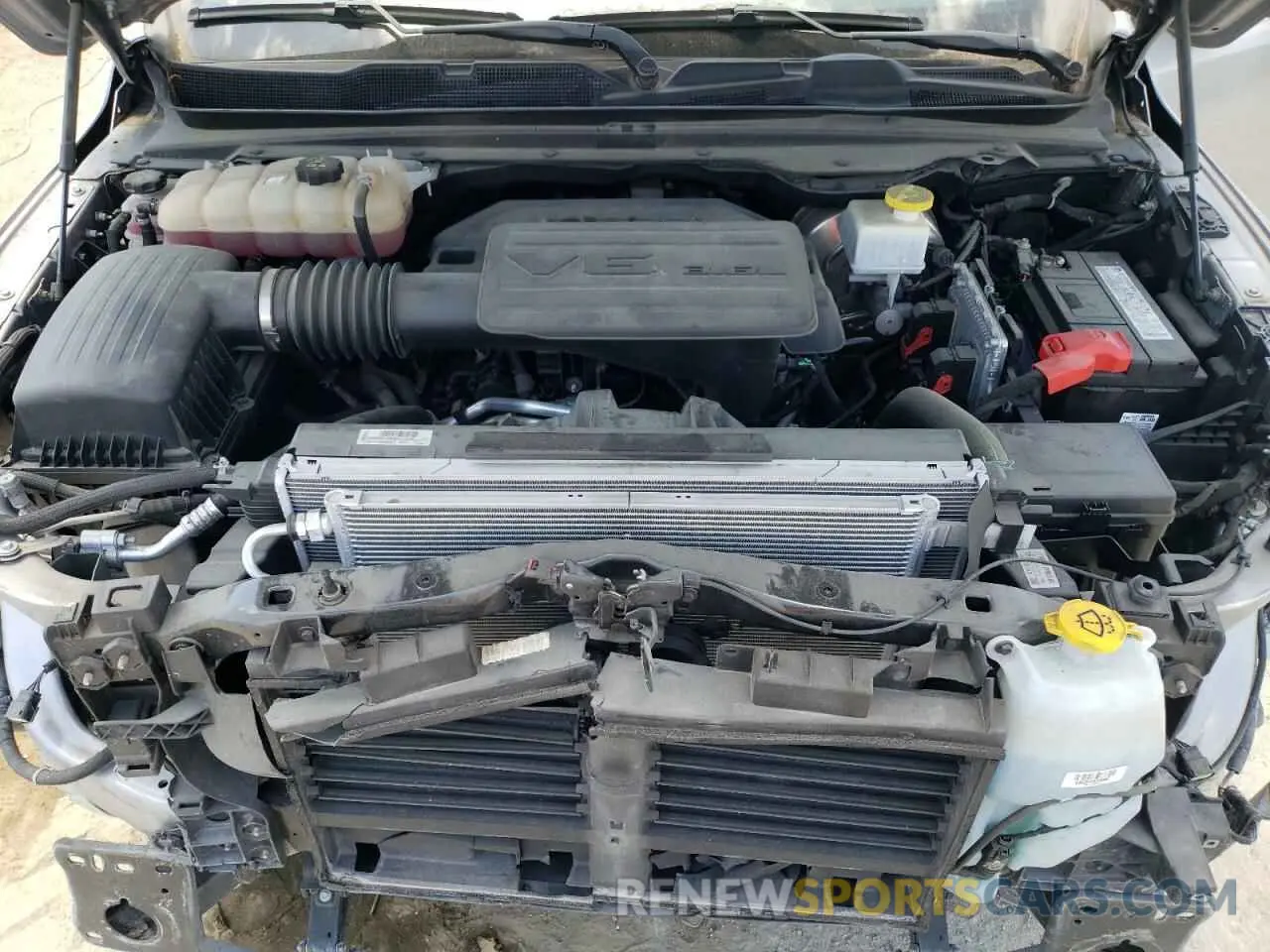 11 Photograph of a damaged car 1C6RREBG1MN753394 RAM 1500 2021