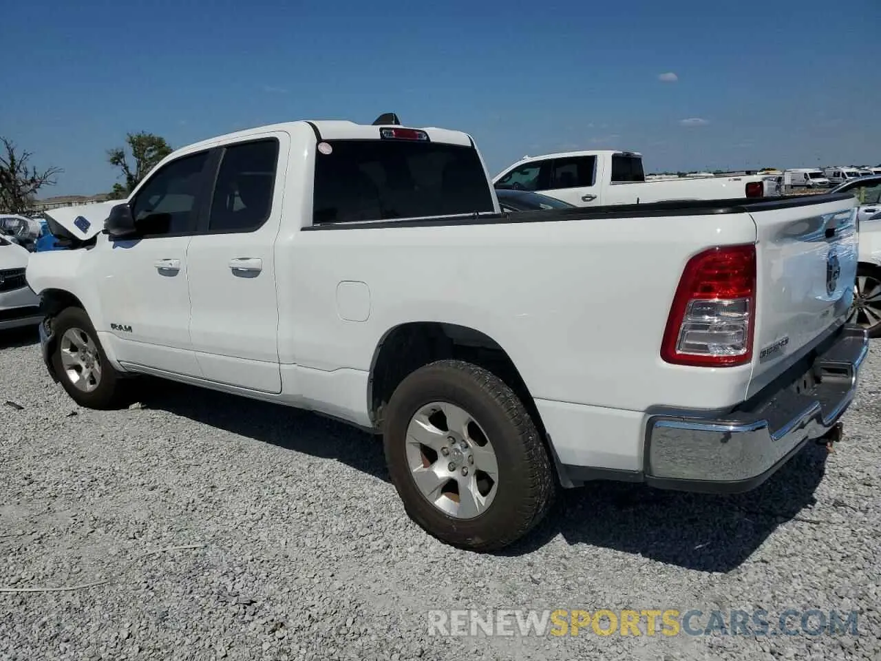 2 Photograph of a damaged car 1C6RREBG2MN746924 RAM 1500 2021