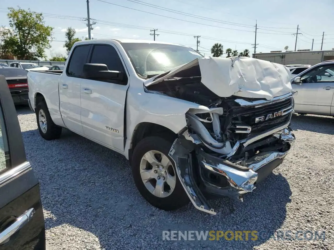4 Photograph of a damaged car 1C6RREBG2MN746924 RAM 1500 2021