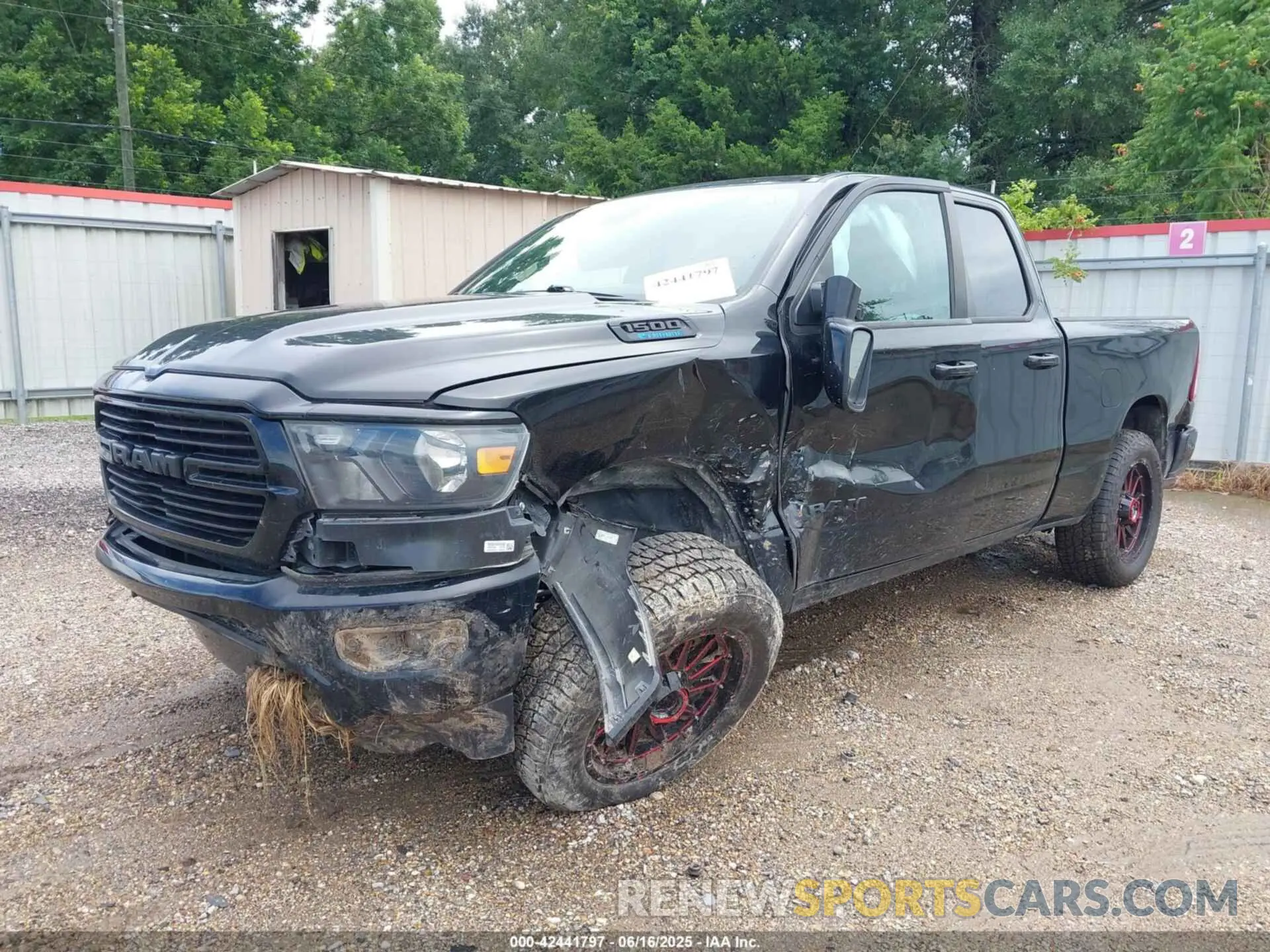 6 Photograph of a damaged car 1C6RREBG5MN820885 RAM 1500 2021