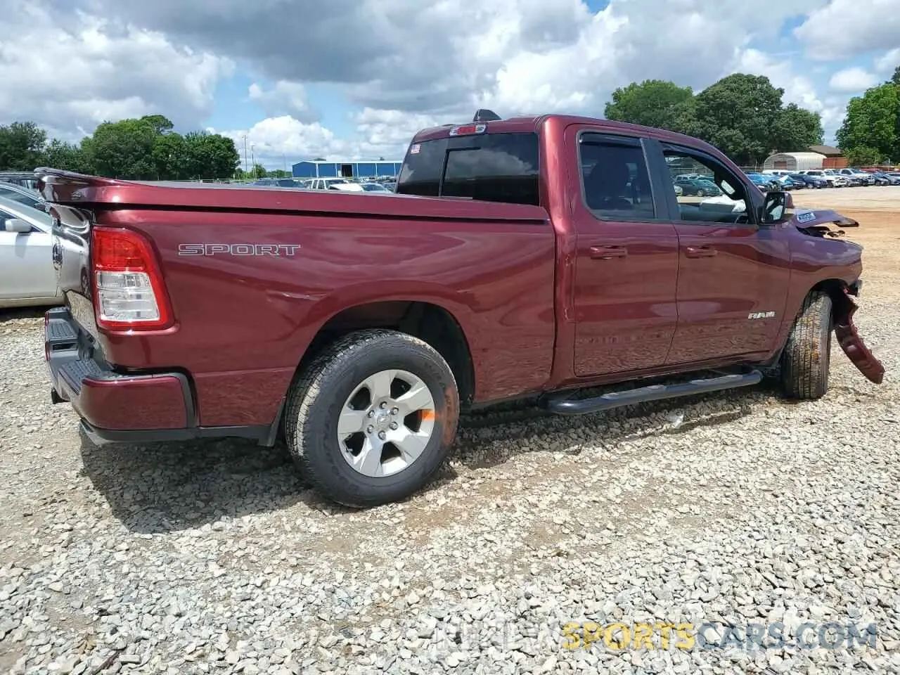 3 Photograph of a damaged car 1C6RREBT2MN712365 RAM 1500 2021