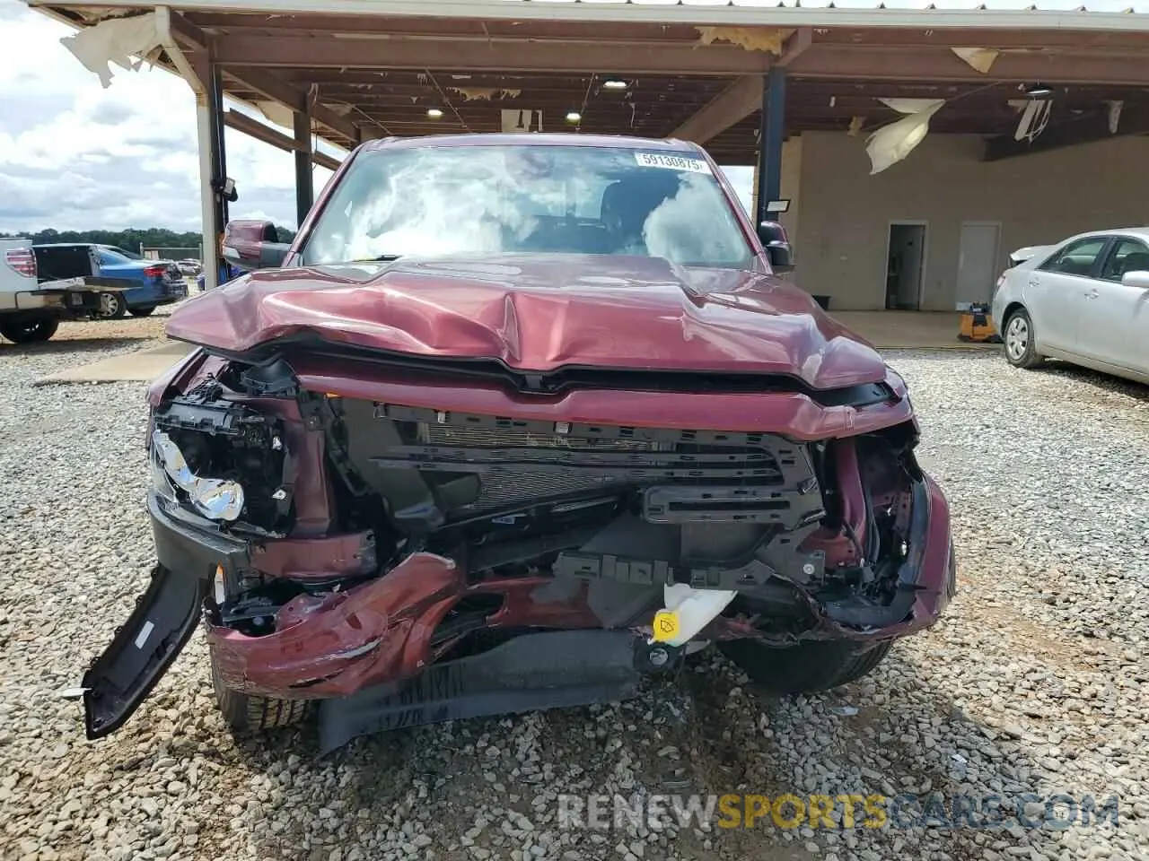 5 Photograph of a damaged car 1C6RREBT2MN712365 RAM 1500 2021