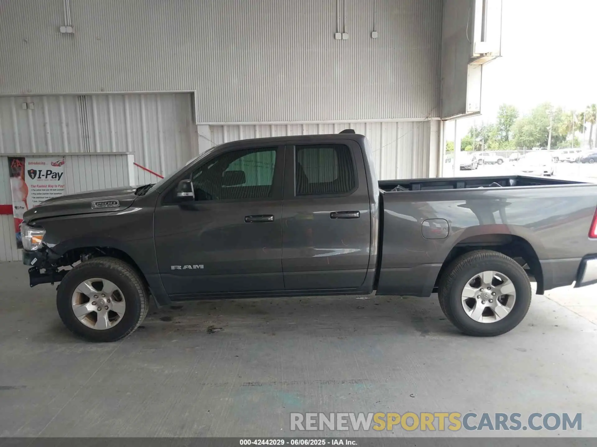 15 Photograph of a damaged car 1C6RREBT2MN747391 RAM 1500 2021