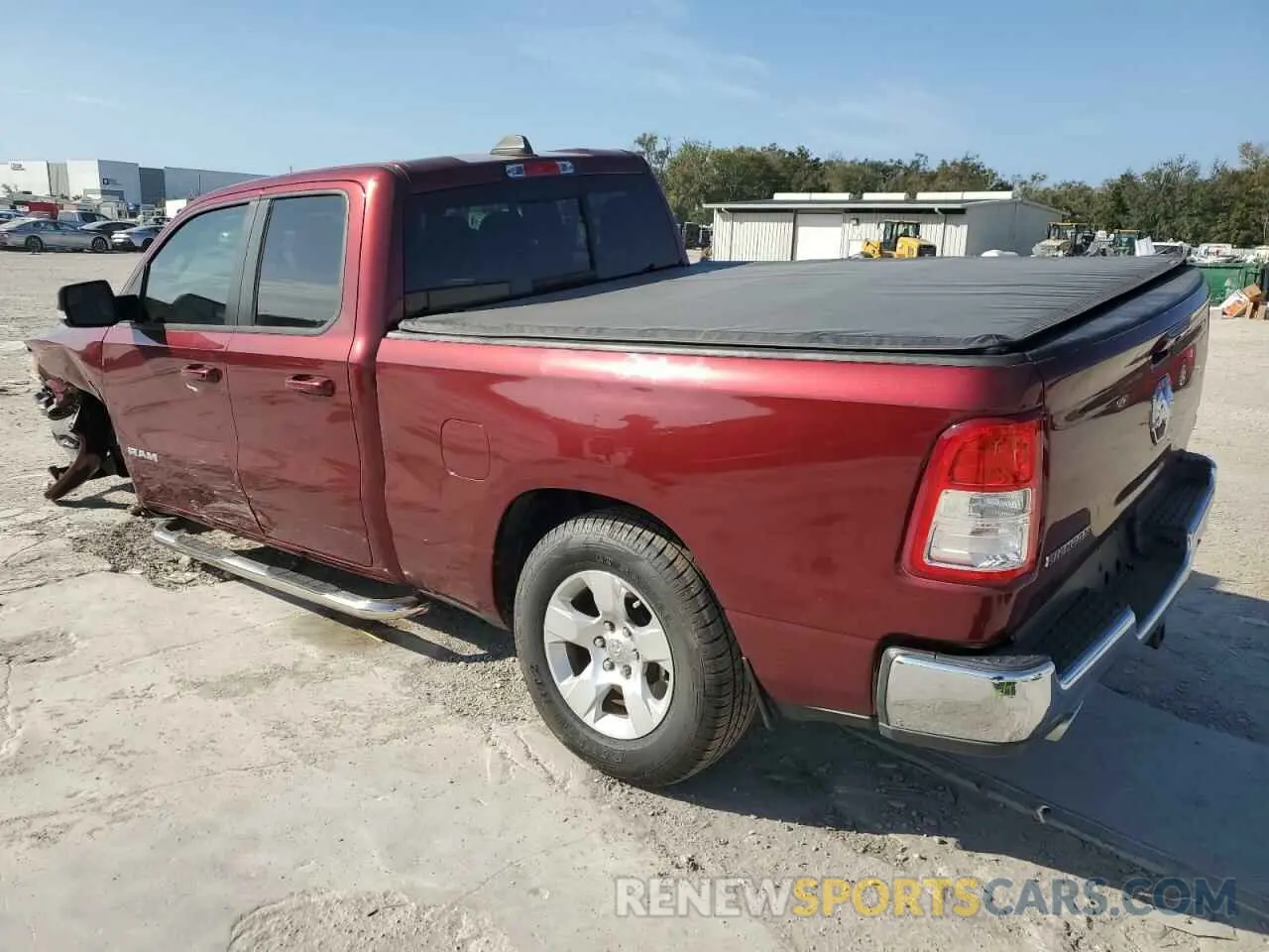 2 Photograph of a damaged car 1C6RREBT3MN565764 RAM 1500 2021