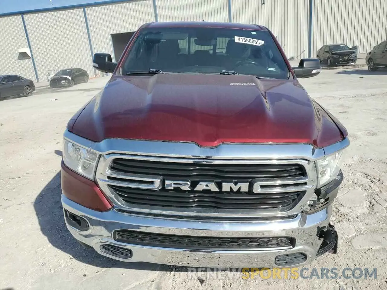 5 Photograph of a damaged car 1C6RREBT3MN565764 RAM 1500 2021