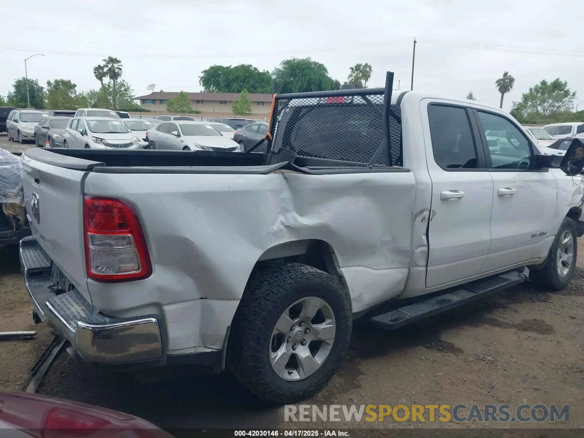 4 Photograph of a damaged car 1C6RREBT5MN609716 RAM 1500 2021